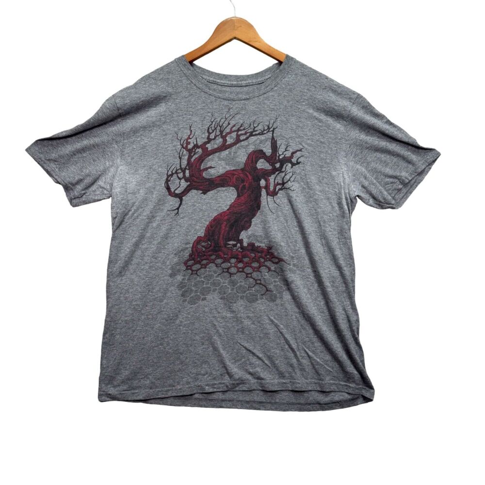 Reclamation Forest Jam Jelly Curbside Red Tree Gamer T Shirt Men's Tee sz XL